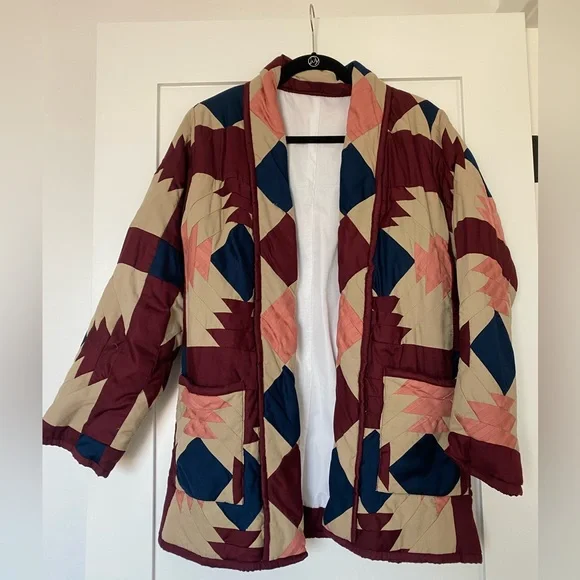 handmade quilted jacket - Picture 1 of 6